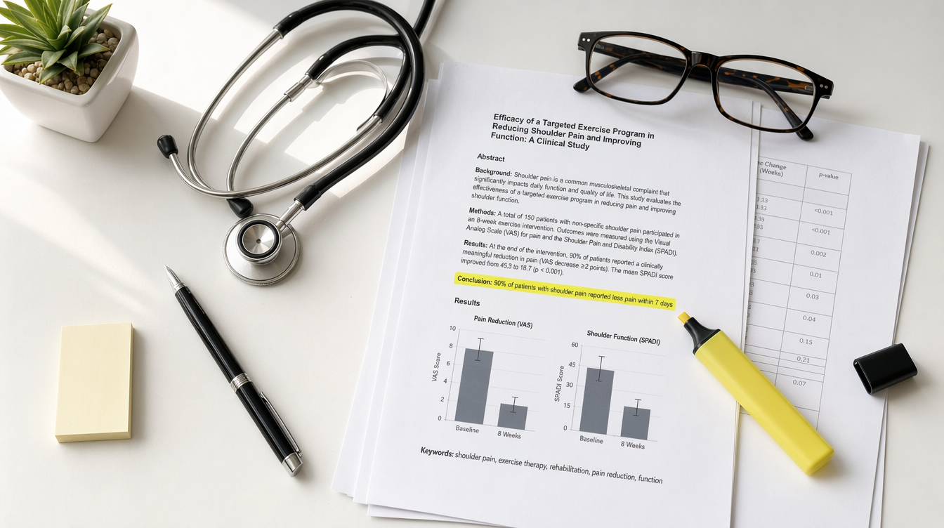 Research papers showing 90% pain reduction conclusion