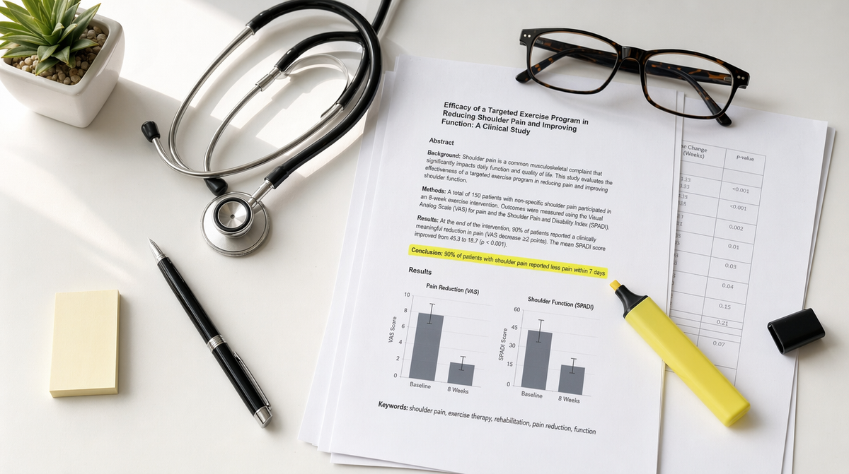 Research papers showing 90% pain reduction conclusion